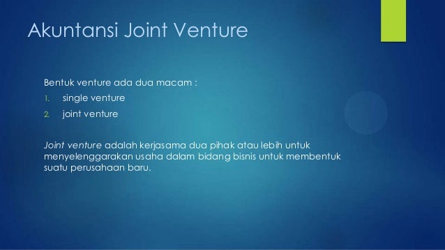 Persekutuan Likuidasi Dan Joint Venture