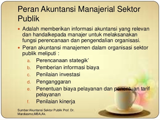 Akuntansi manajemen sektor publik