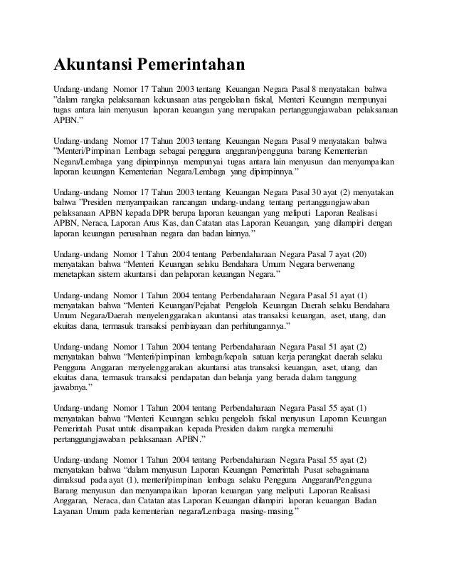 Akuntansi Pemerintahan