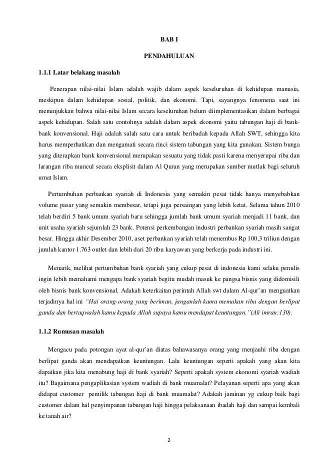 Akuntansi Syariah Produk Haji Bank Syariah Muamalat