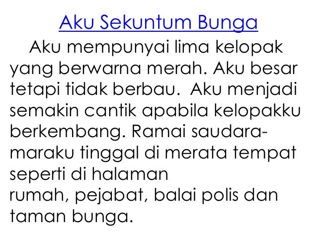 Aku sekuntum bunga_raya