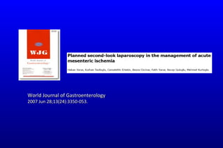 World Journal of Gastroenterology  2007 Jun 28;13(24):3350-053.  