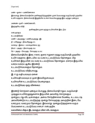 [Type text]




PENGHANTAR TATABAHASA TAMIL   Page 38
 