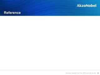 Reference
48Investor Update Full-Year 2014 and Q4 results
 