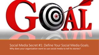 Serve DC Workshop: 7 Social Media Secrets of Nonprofit Digital Storytelling  Slide 5