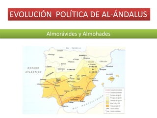 EVOLUCIÓN		POLÍTICA	DE	AL-ÁNDALUS
Almorávides	y	Almohades
 