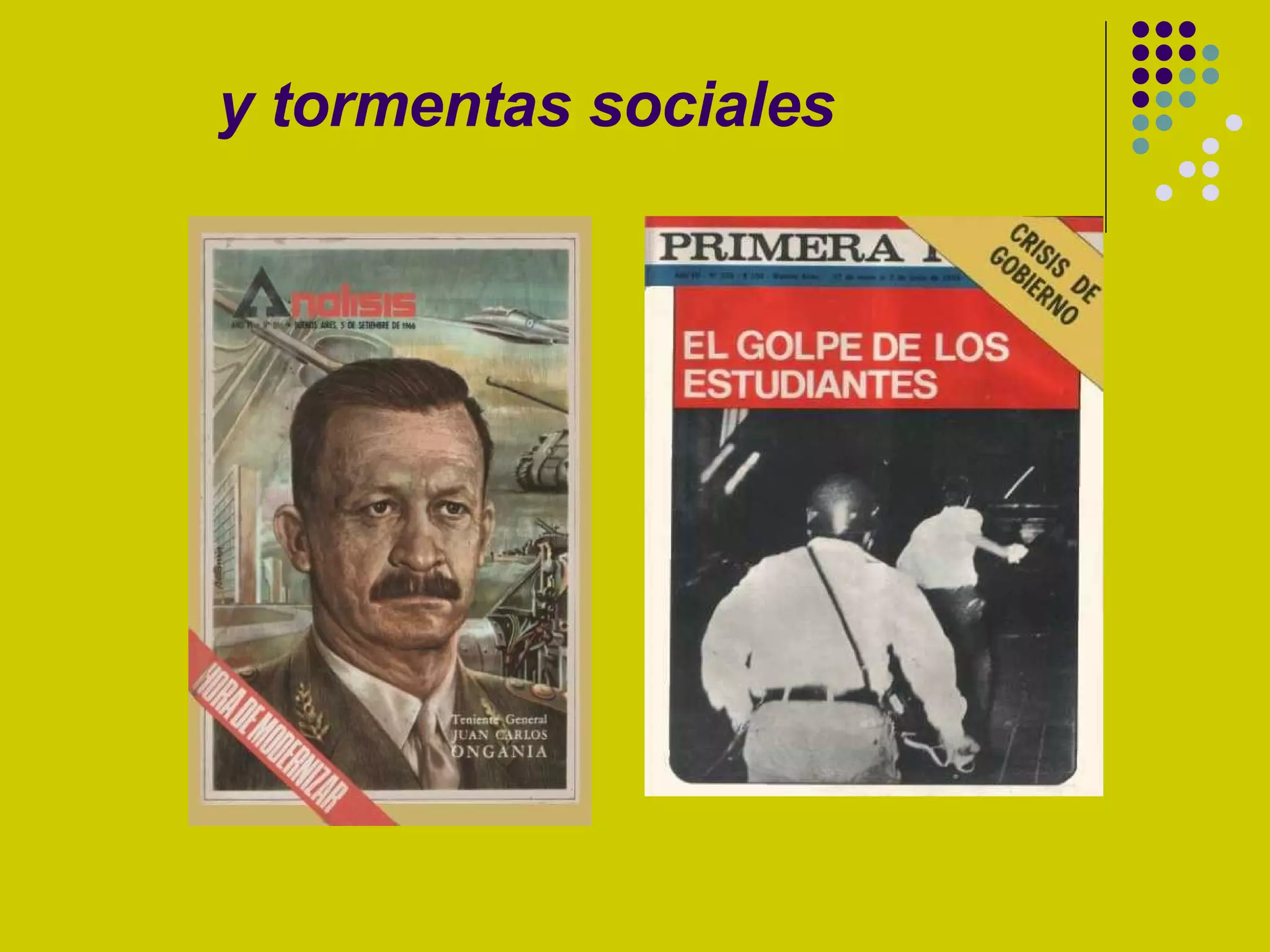 y tormentas sociales