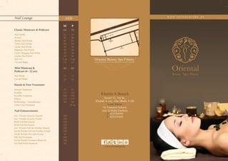 Oriental Spa - Price List (Khalifa City) | PPT