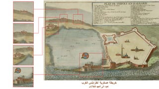 ‫الغرب‬ ‫لطرابلس‬ ‫عسكرية‬ ‫خريطة‬
‫العهد‬ ‫الى‬ ‫تعود‬1705‫م‬.
 
