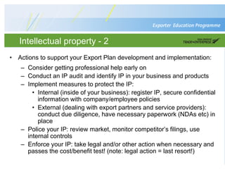 Planning for Export Success | PPTX