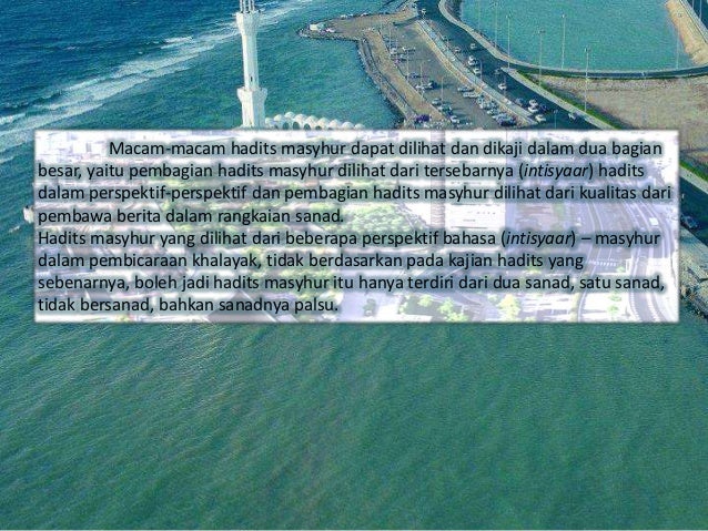 Al quran hadist ~ ''hadis ditinjau dari kualitas 