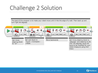 Challenge 2 Solution
© EV3LESSONS.COM, 2016, (LAST EDIT: 07/04/16) 11
 