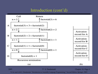 Introduction (cont’d) 