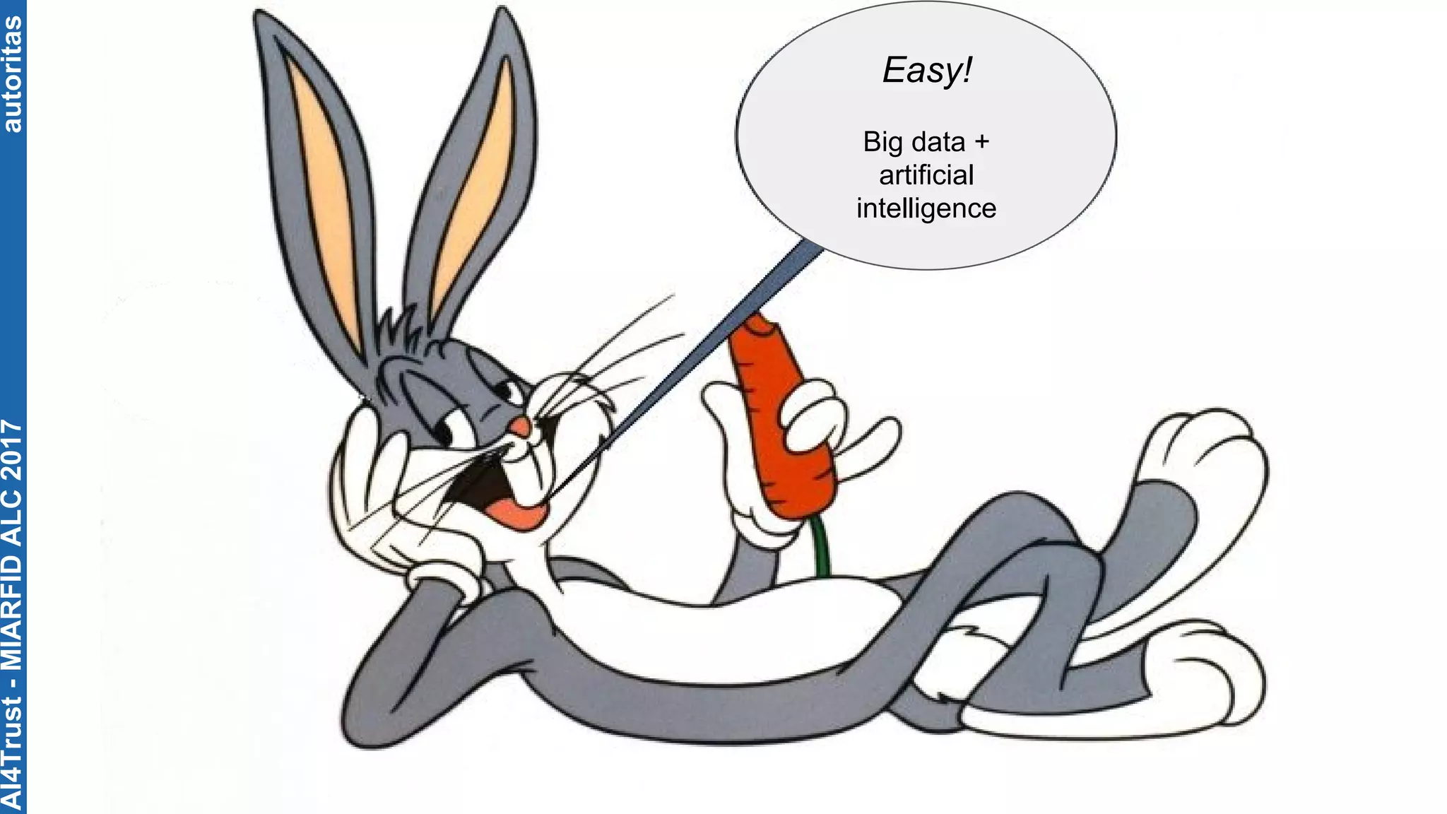 autoritas
Easy!
Big data +
artificial
intelligence
AI4Trust-MIARFIDALC2017
 