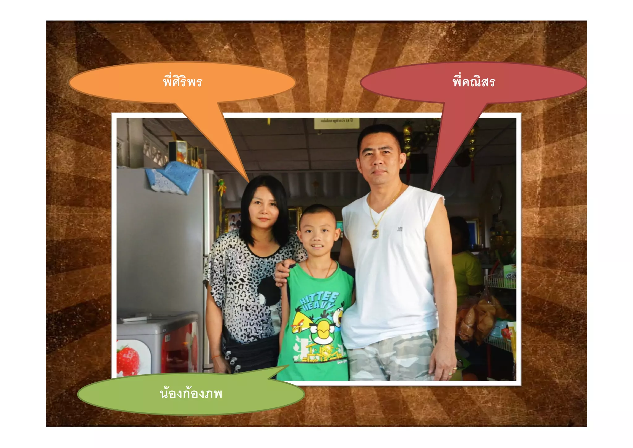 พี่คณิพี่คณิสรสรพี่ศิริพรพี่ศิริพร
นองกองภพนองกองภพ
 