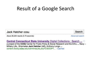 Result of a Google Search