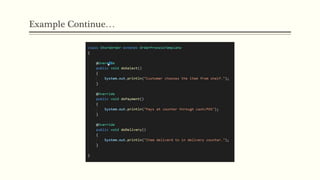 Design Pattern Template Method in Java | PPT