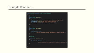 Design Pattern Template Method in Java | PPTX