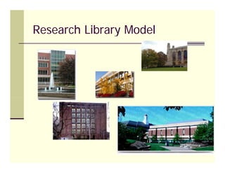 Research Library Model
 