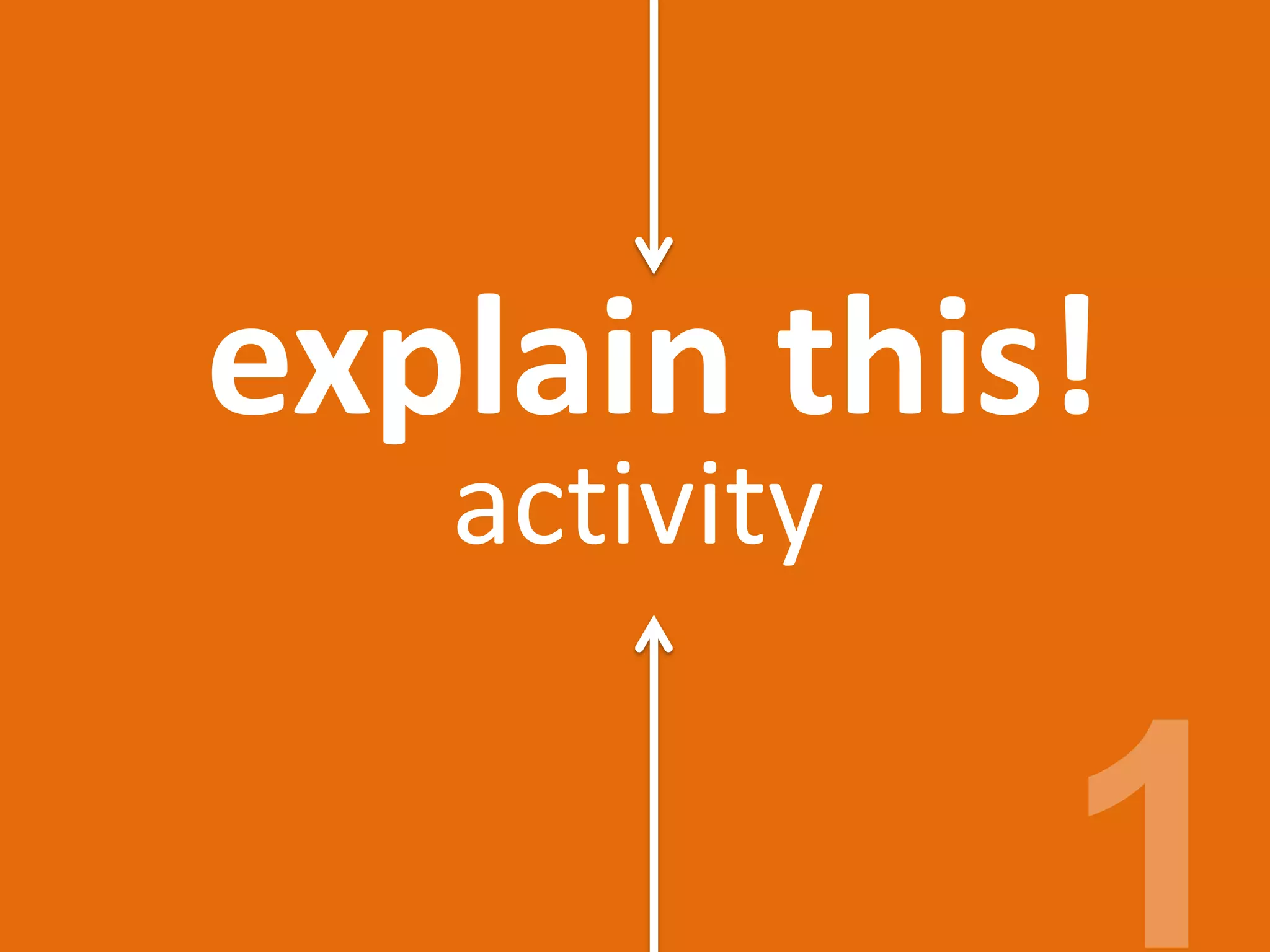 explain this!
activity
 