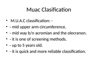 Who Muac Classification ALAAPEM.pptx algeneral power point 667788 | PPTX