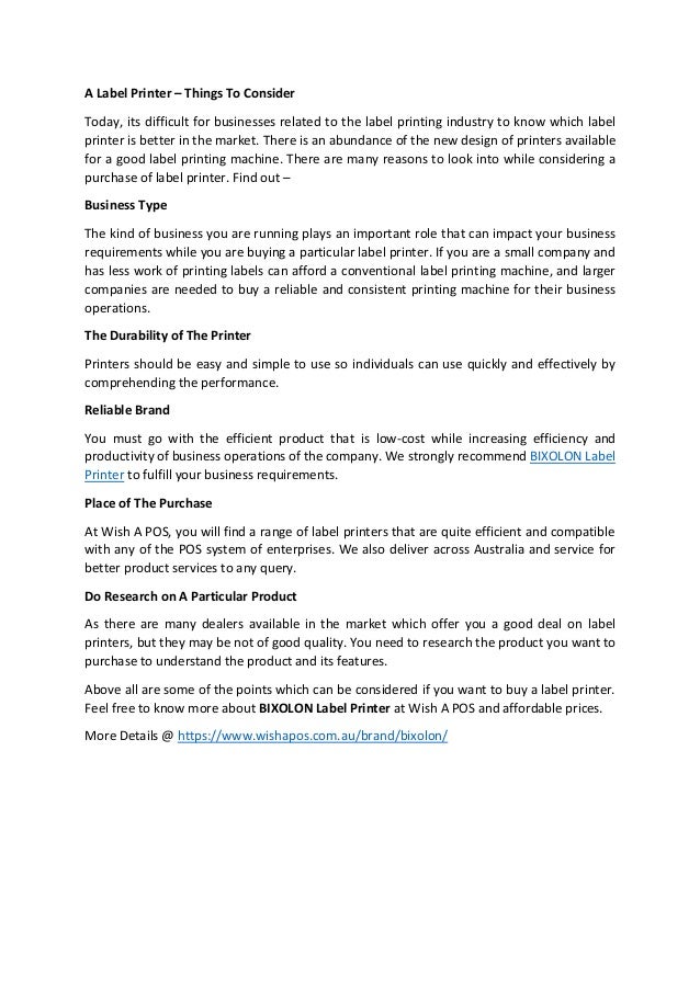 brand label printing