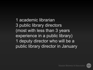 Survive and Thrive as a Library Director: Part 1 (Nov/Dec 2016)