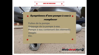 A  la découverte de la pompe a eau