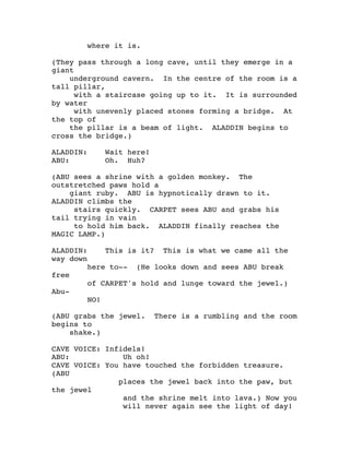 Aladdin script | PDF