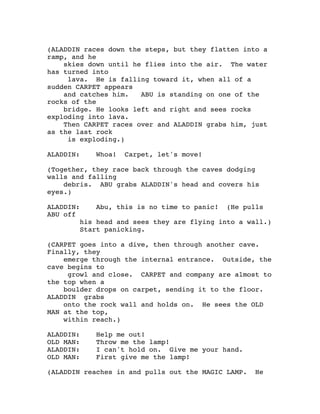 Aladdin script | PDF