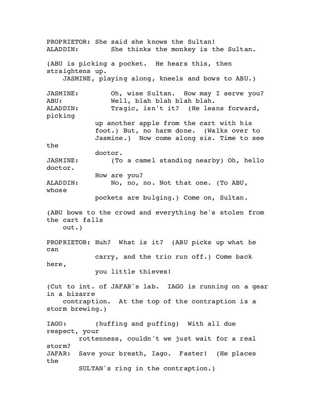 aladdin script