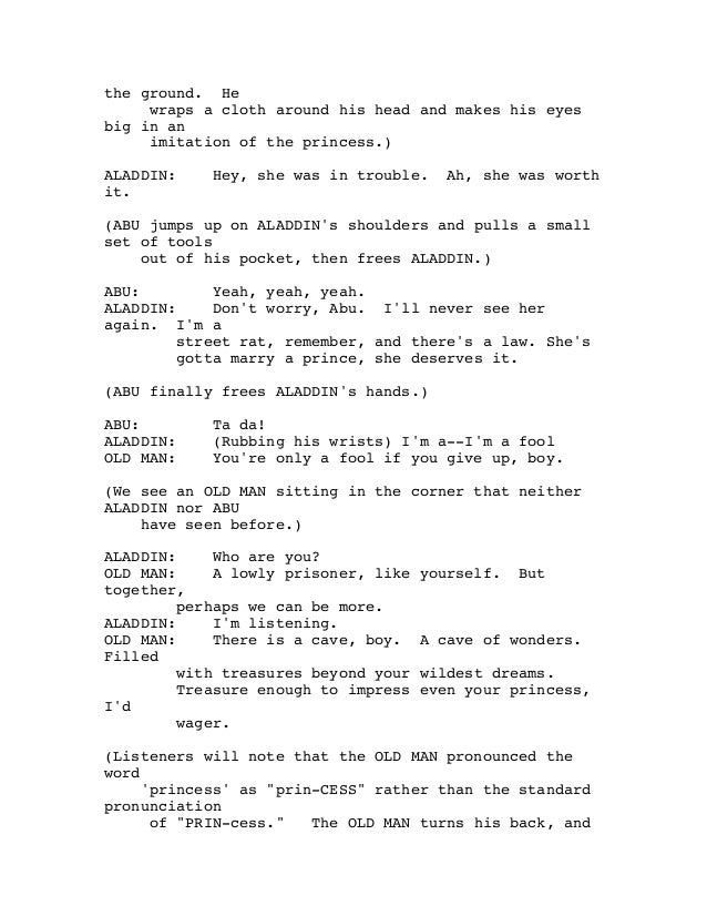 aladdin script