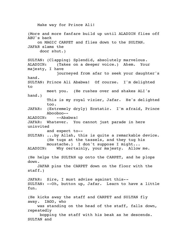 aladdin script