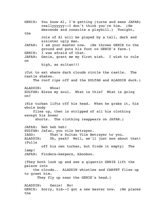 aladdin script