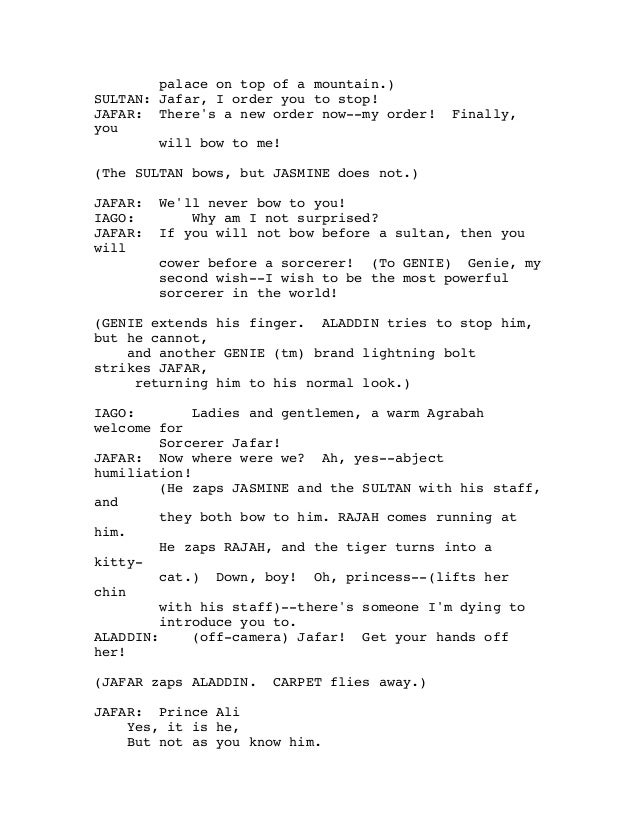 aladdin script