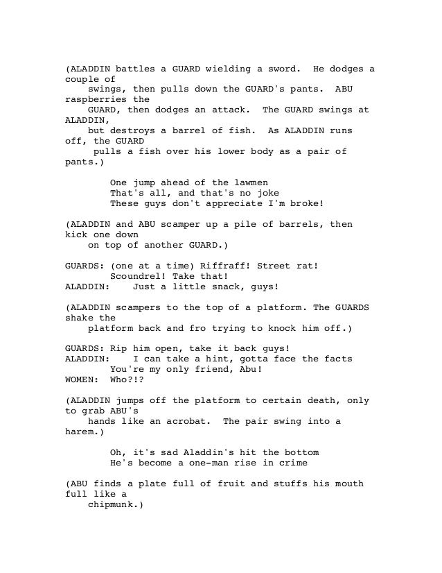 aladdin script