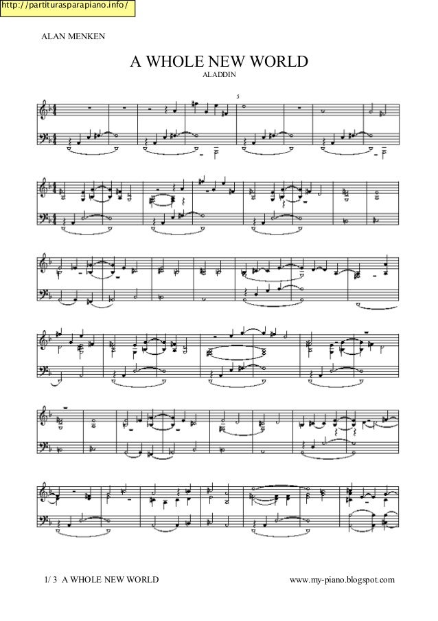 Aladdin A Whole New World Alan Menken