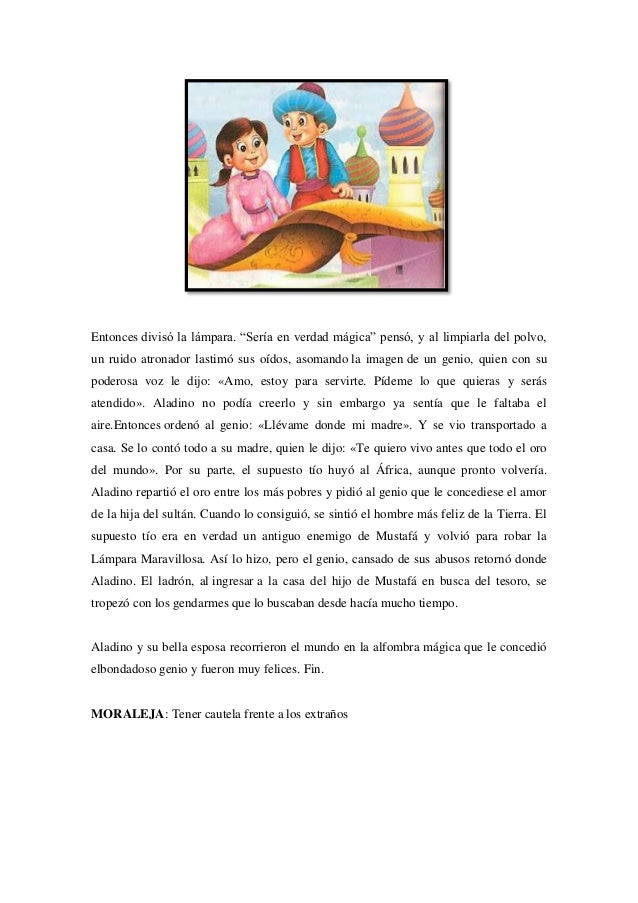 Aladino Y La Lámpara Maravillosa