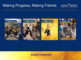 Making Progress, Making Friends
PAGETURNERS
 