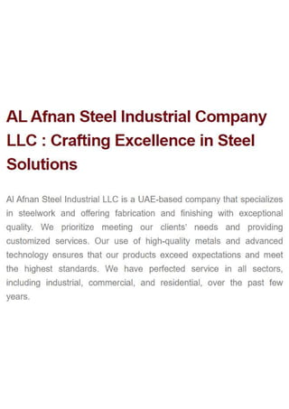 industrial company formation in uae