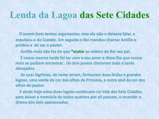 Lenda da Lagoa das Sete Cidades