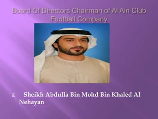 

Sheikh Abdulla Bin Mohd Bin Khaled Al
Nehayan

 