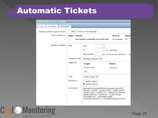 Page 25
Automatic Tickets
 