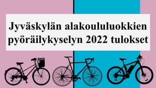 Jyväskylän alakoululuokkien
pyöräilykyselyn 2022 tulokset
 