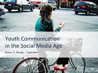 Youth Communication in the Social Media Age Nathan T. Wright  /  Lava Row 