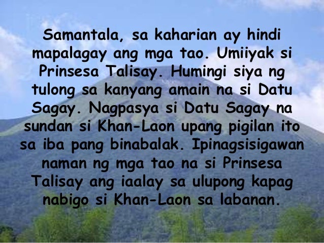 Alamat ng Bundok kanlaon