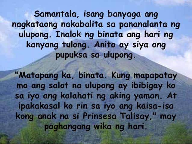 Ang Alamat Ng Bundok Kanlaon Ay Tumatalakay Sa - Mobile Legends