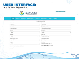 Academic student information management system. | PPTX