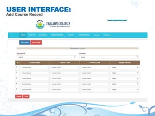 Academic student information management system. | PPTX