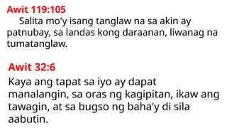 “Alamin Kung Aling Daan” josua 2 2-4.pptx